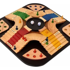 PARQUES 3D DE MADERA X 4 PUESTOS