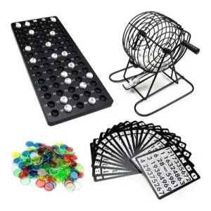 BINGO CON BALOTERA METALICA