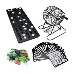 BINGO CON BALOTERA METÁLICA