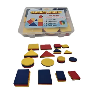 BLOQUES LOGICOS DE MADERA X 48 PIEZAS