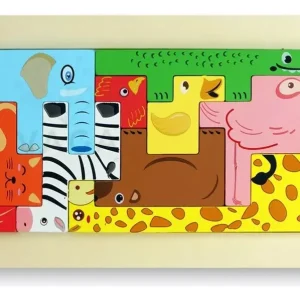 ROMPECABEZAS DE ANIMALES TIPO TETRIS INFANTIL
