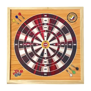 TIRO AL BLANCO Y PARQUÉS DE 6 PUESTOS DOBLE CARA 50 X 50 CMS