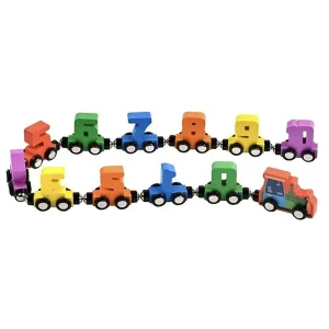 TREN MAGNETICO DE MADERA CON NUMEROS DEL 1 A 10TREN MAGNETICO DE MADERA CON NUMEROS DEL 1 A 10