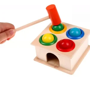 CAJA MARTILLO DIDACTICO PARA MOTRICIDAD MONTESSORI BOGOTA