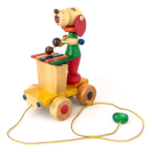 PERRO MARIMBA DE ARRASTRE DE MADERA