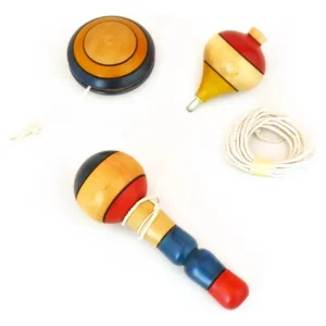 Combo Trompo, Yoyo Y Coca De Madera