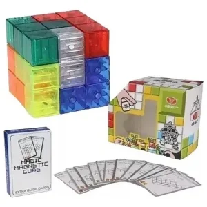Cubo Soma Magnético Puzle Cube Destreza Mental Con Tarjetas