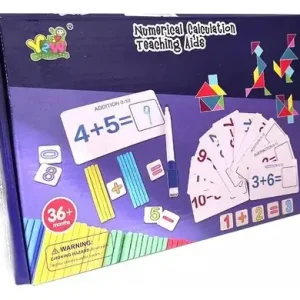 Juego Escolar Didáctico Set De Sumas Y Restas Montessori
