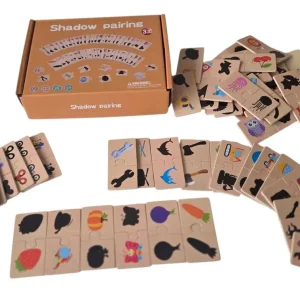 Juego De Emparejamiento Objeto Y Sombra Montessori
