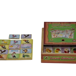 LOTERÍA BILINGUE DE MADERA ESPAÑOL-INGLÉS