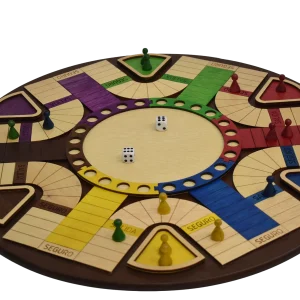 PARQUÉS EN RELIEVE DE MADERA X 6 PUESTOS
