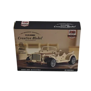 ROMPECABEZAS 3D DE MADERA CARRO ANTIGUO