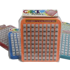 TABLAS DE MULTIPLICAR DE OPRIMIR PLÁSTICAS