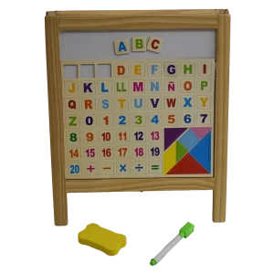 TABLERO MAGNÉTICO BORRABLE PLEGABLE DOBLE CARA